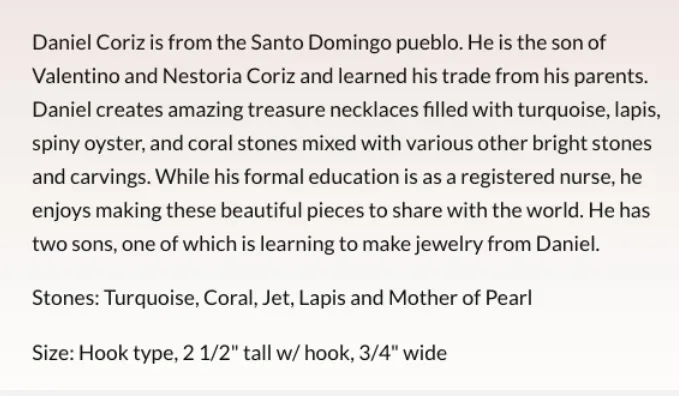 • MULTI-STONE INLAY • santo domingo earrings