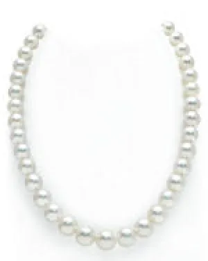 14 Karat Yellow Single Strand Pearls Necklace