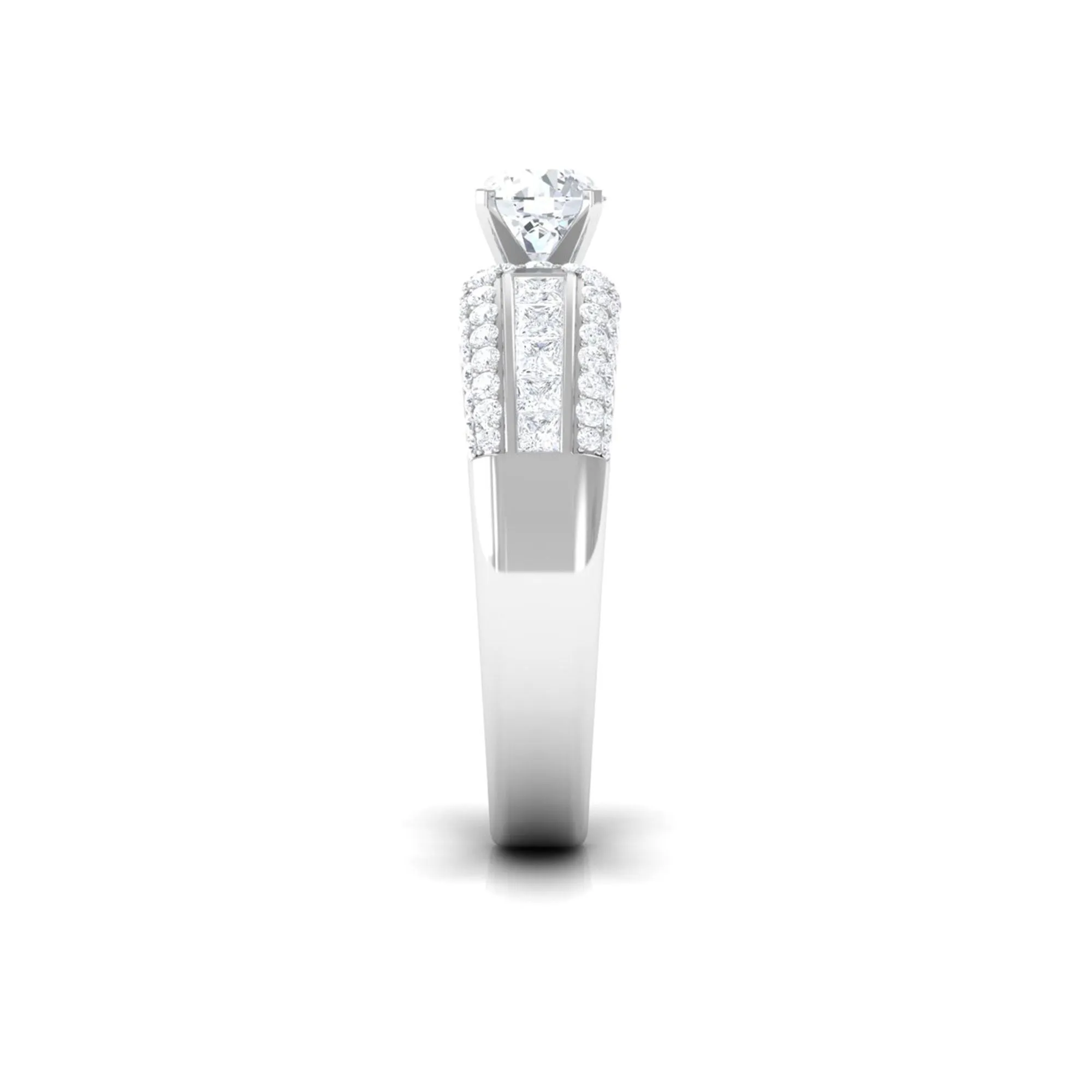 1.75 CT Cubic Zircon Statement Engagement Ring