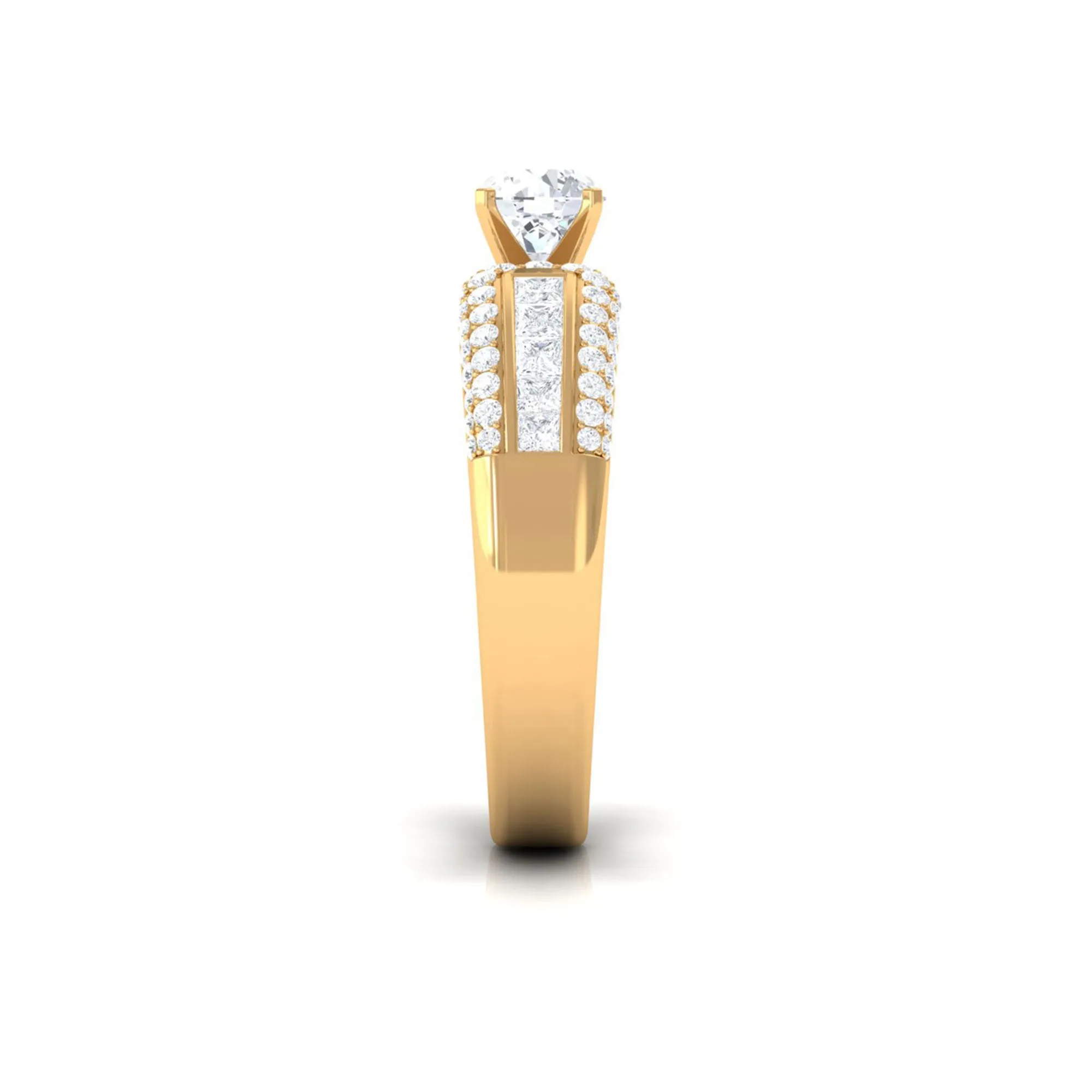 1.75 CT Cubic Zircon Statement Engagement Ring