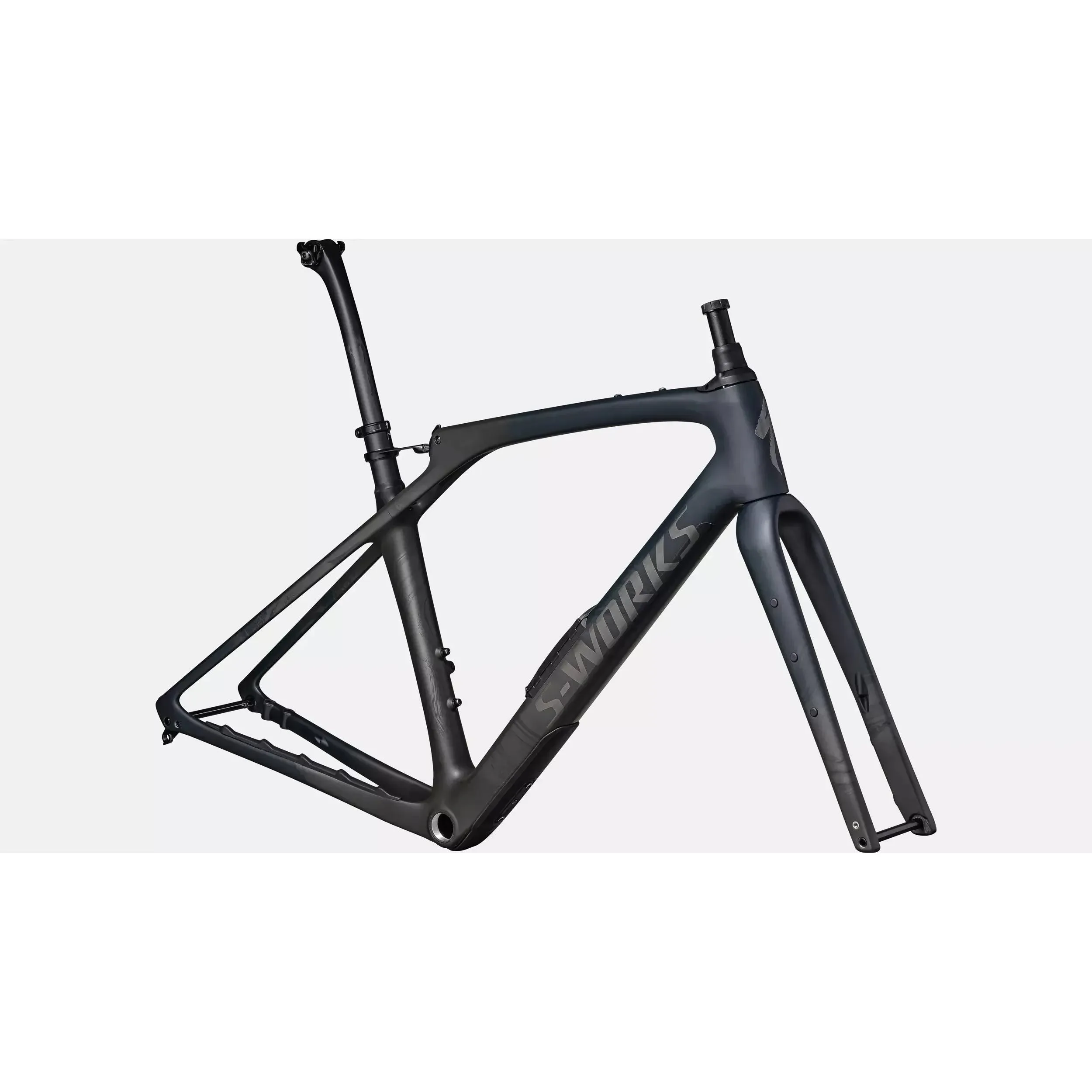 2023 Specialized S-Works Diverge STR Frameset - Satin Forest Green / Dark Moss Green/Black Pearl