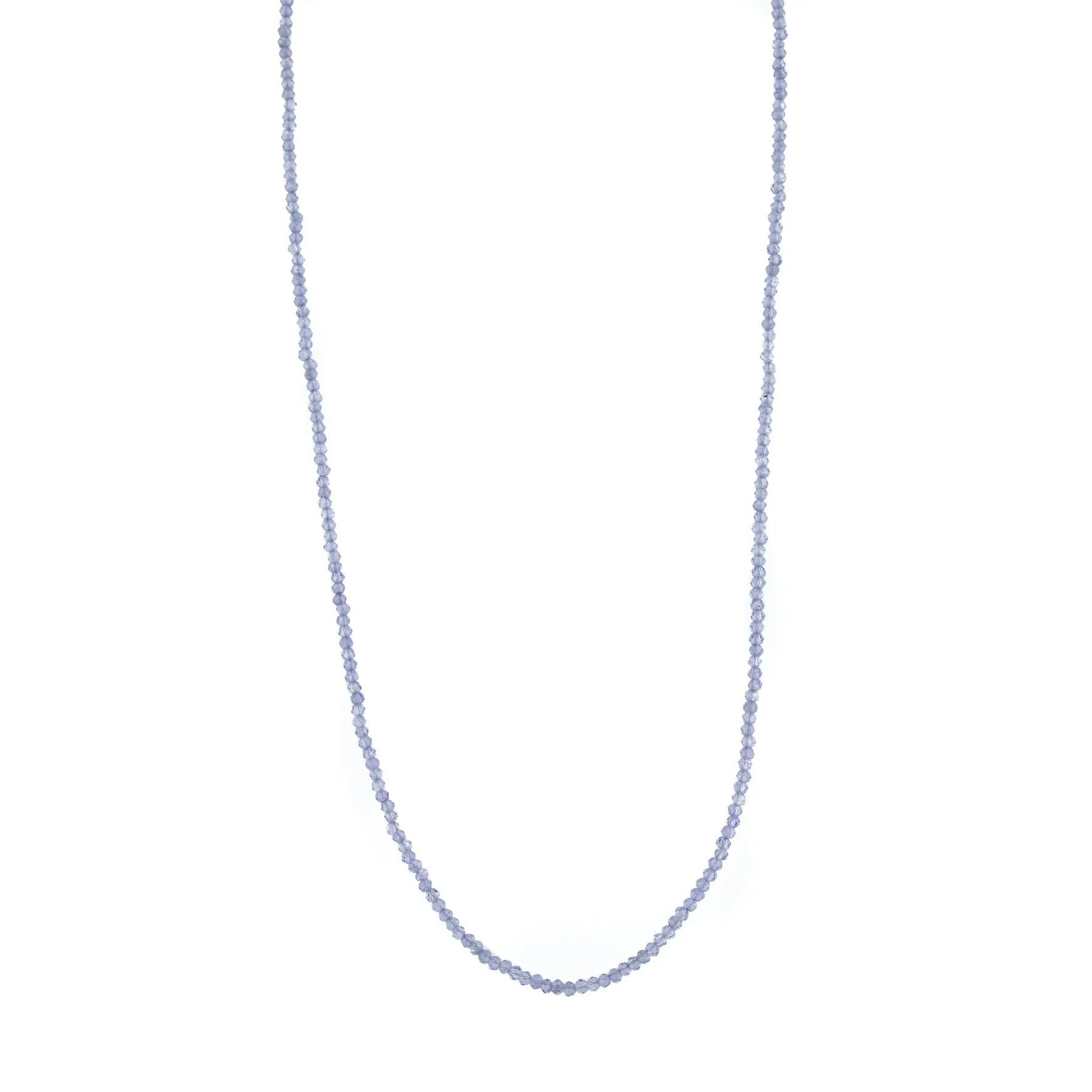 2mm Iolite Gemstone Necklace