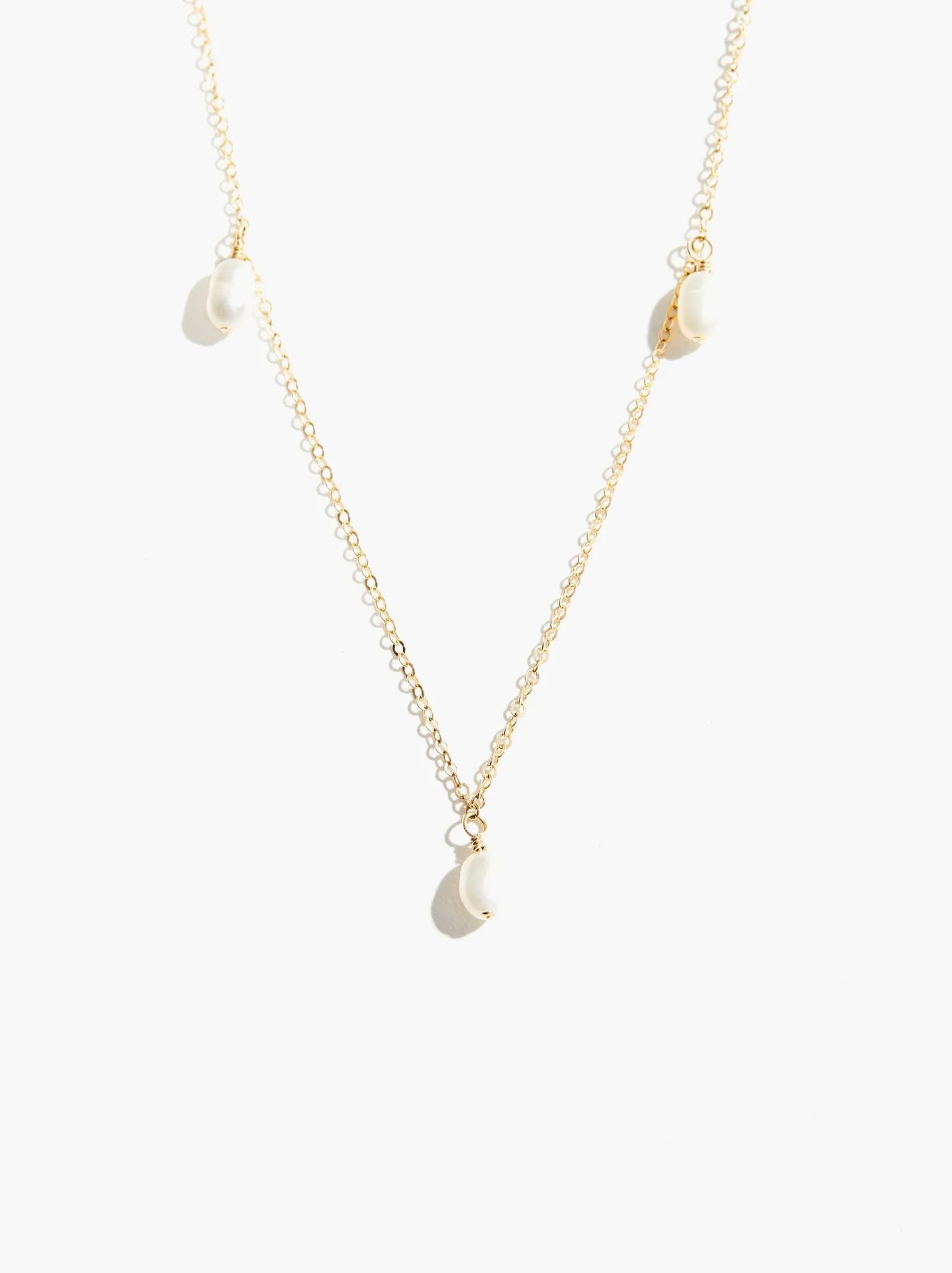 ABLE Triple Pearl Necklace