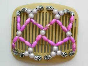African Butterfly Hair Comb - Ndalena Blonde 22