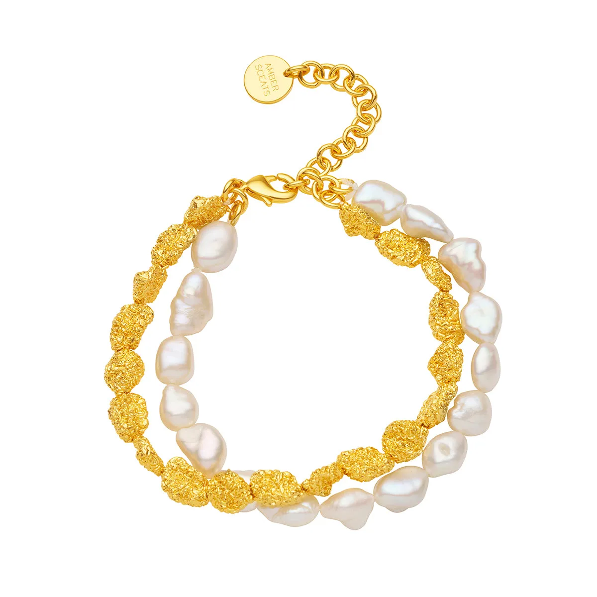 AMBER SCEATS Womens Adeline Bracelet - Gold