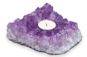 Amethyst Candle Holder