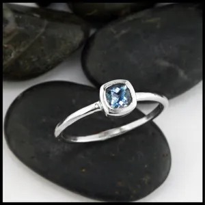 Aquamarine Stacking Ring