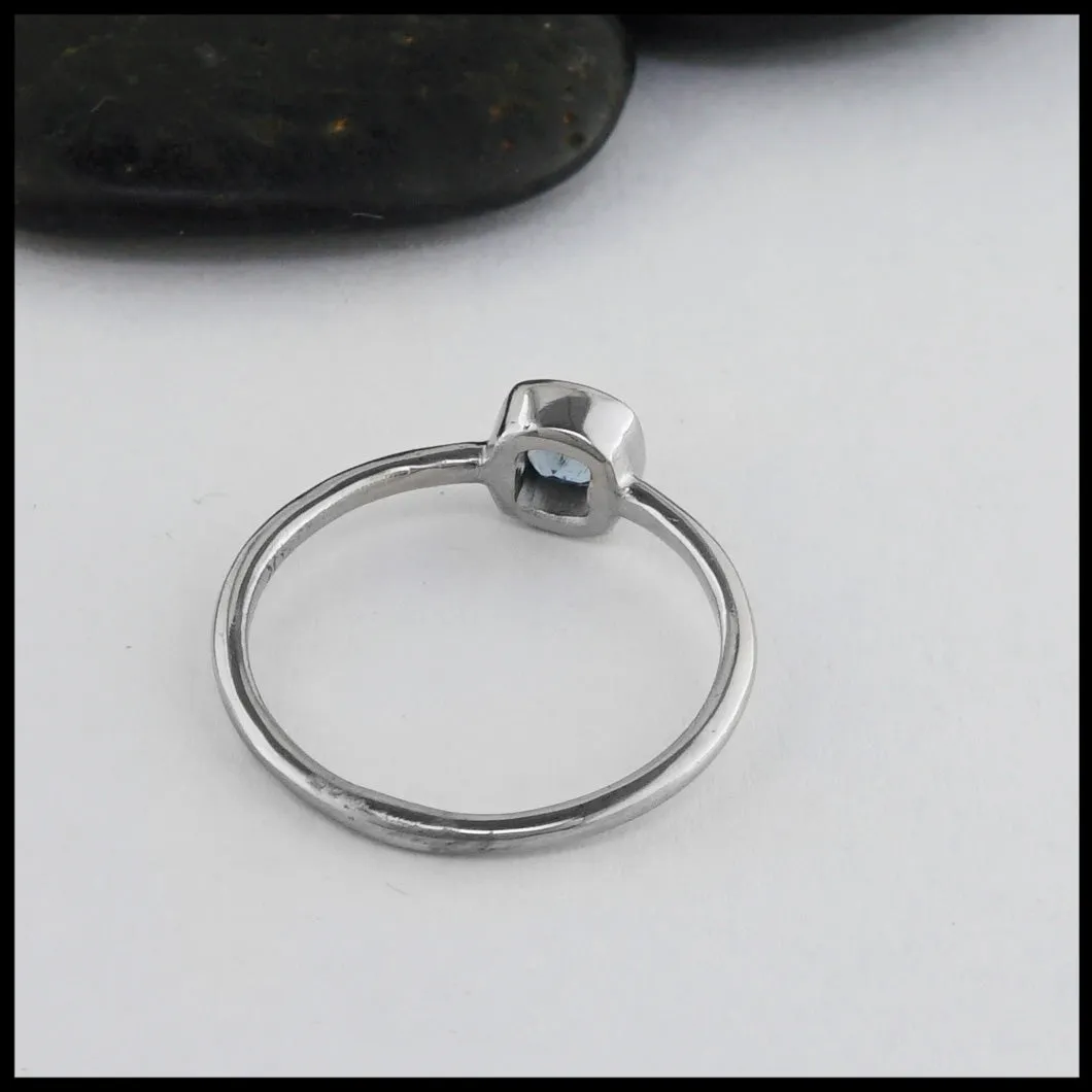 Aquamarine Stacking Ring