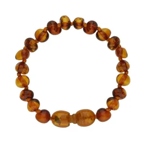Baltic Amber Small Beaded Baby Teething Bracelet
