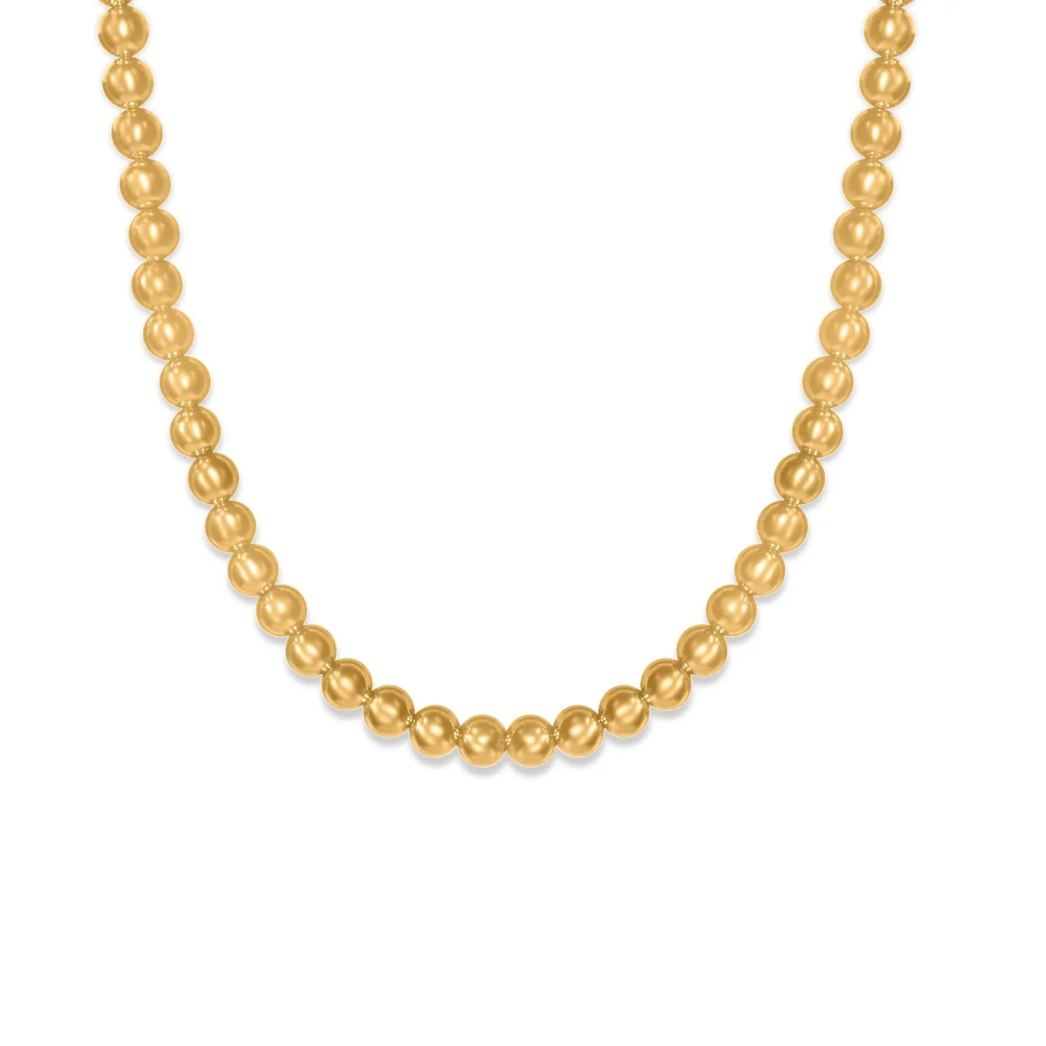 Beaded Gold Necklace