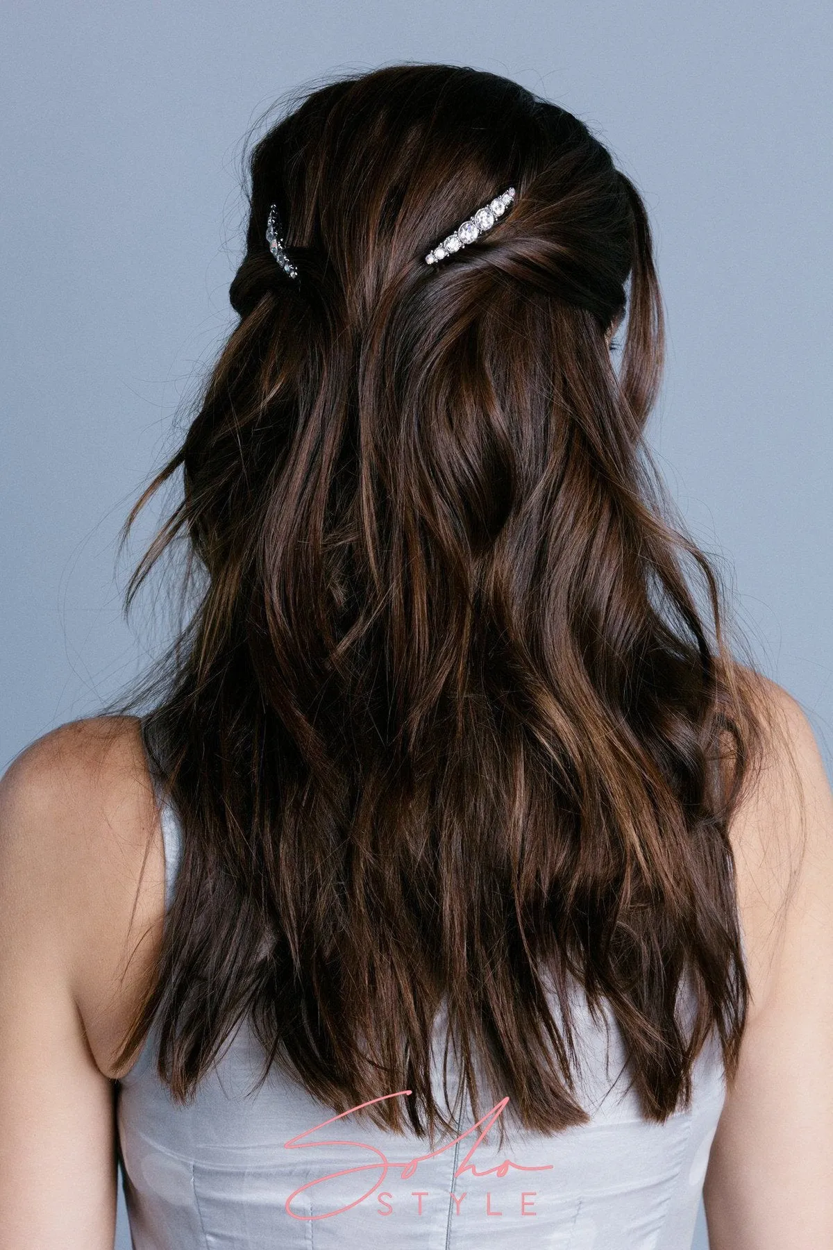 Bejeweled Hair Combs (Pair)