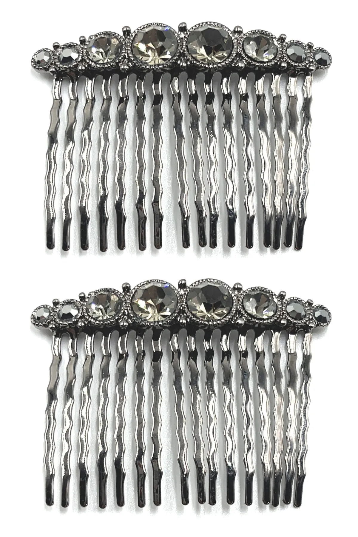 Bejeweled Hair Combs (Pair)