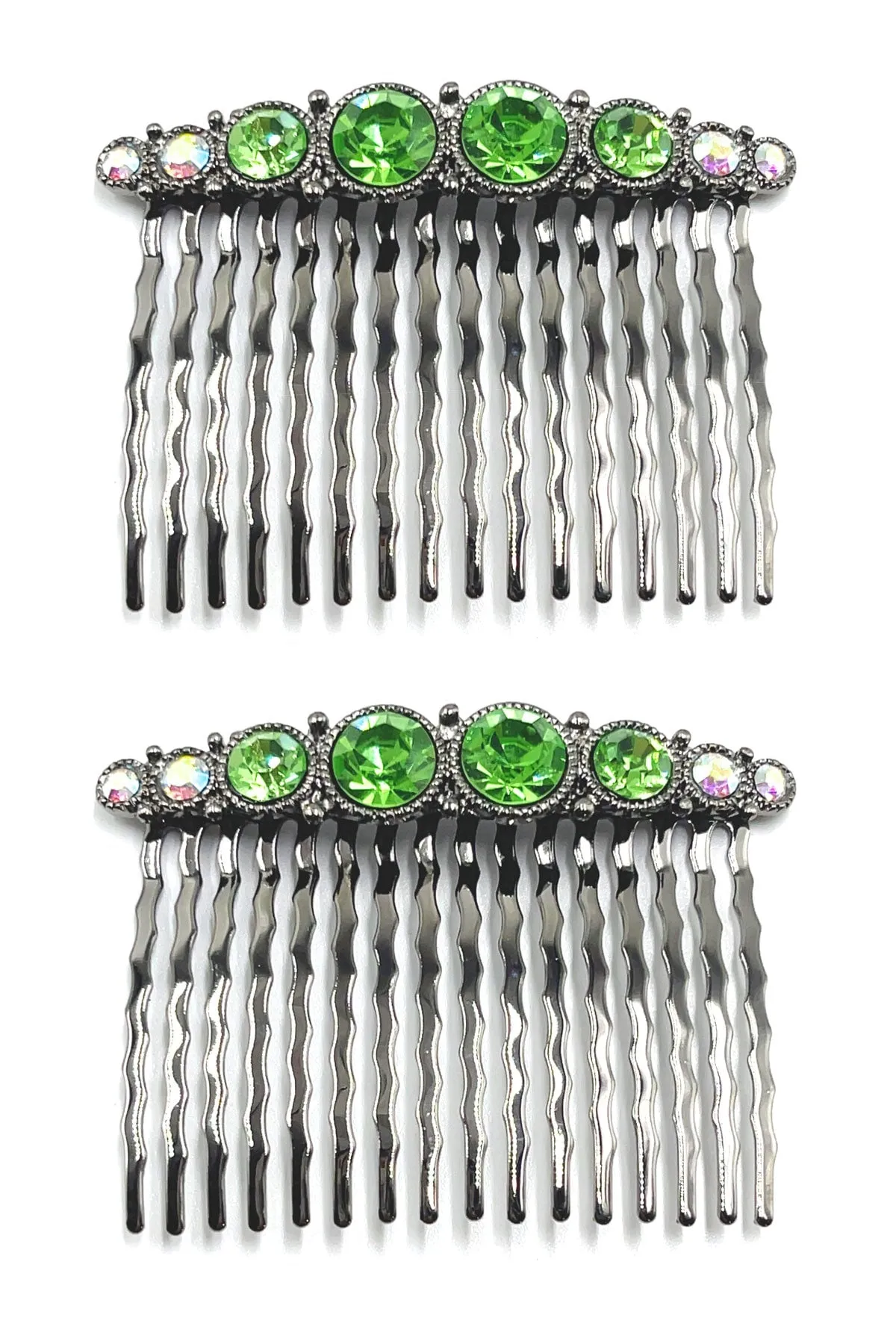 Bejeweled Hair Combs (Pair)