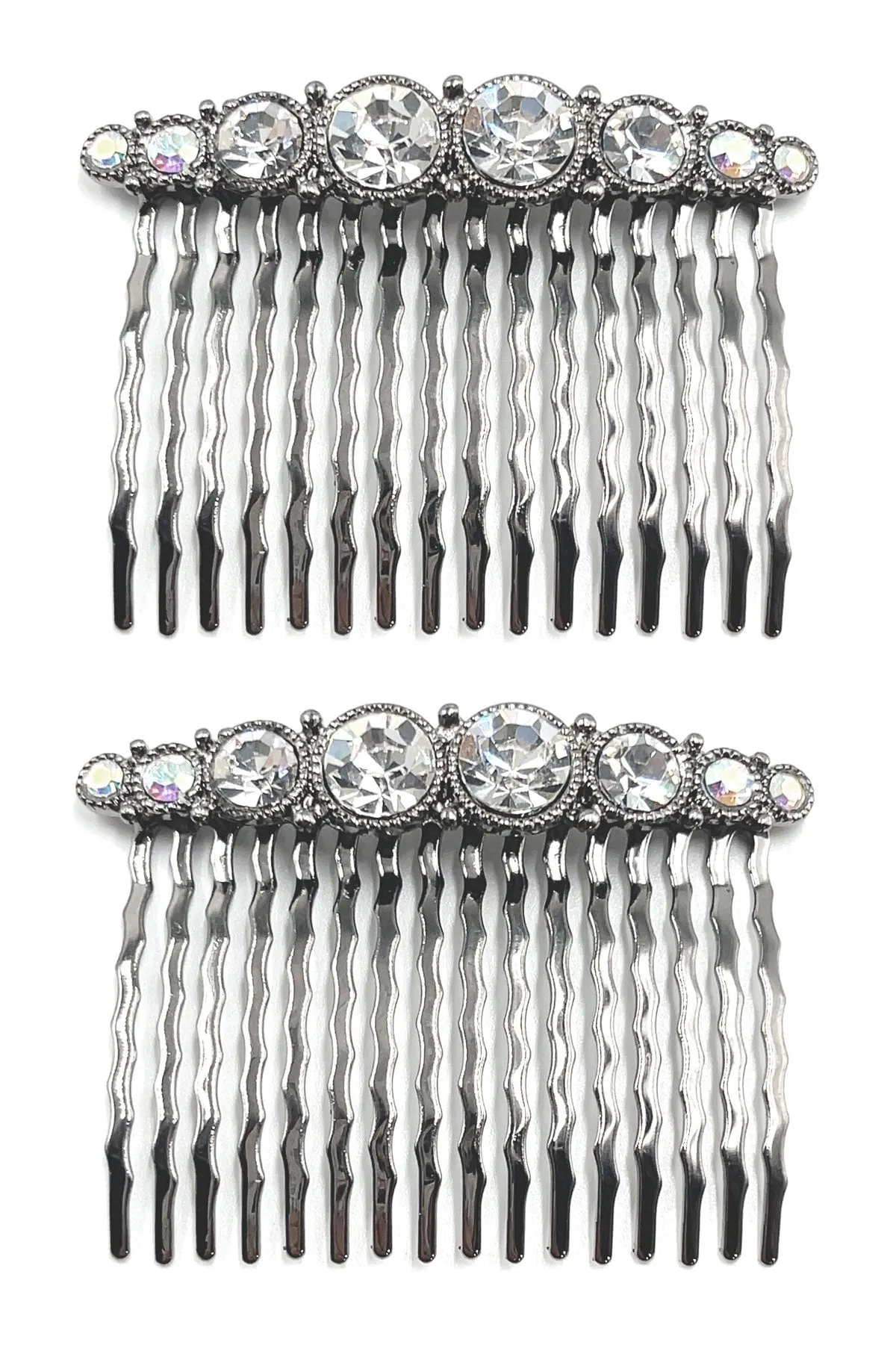 Bejeweled Hair Combs (Pair)