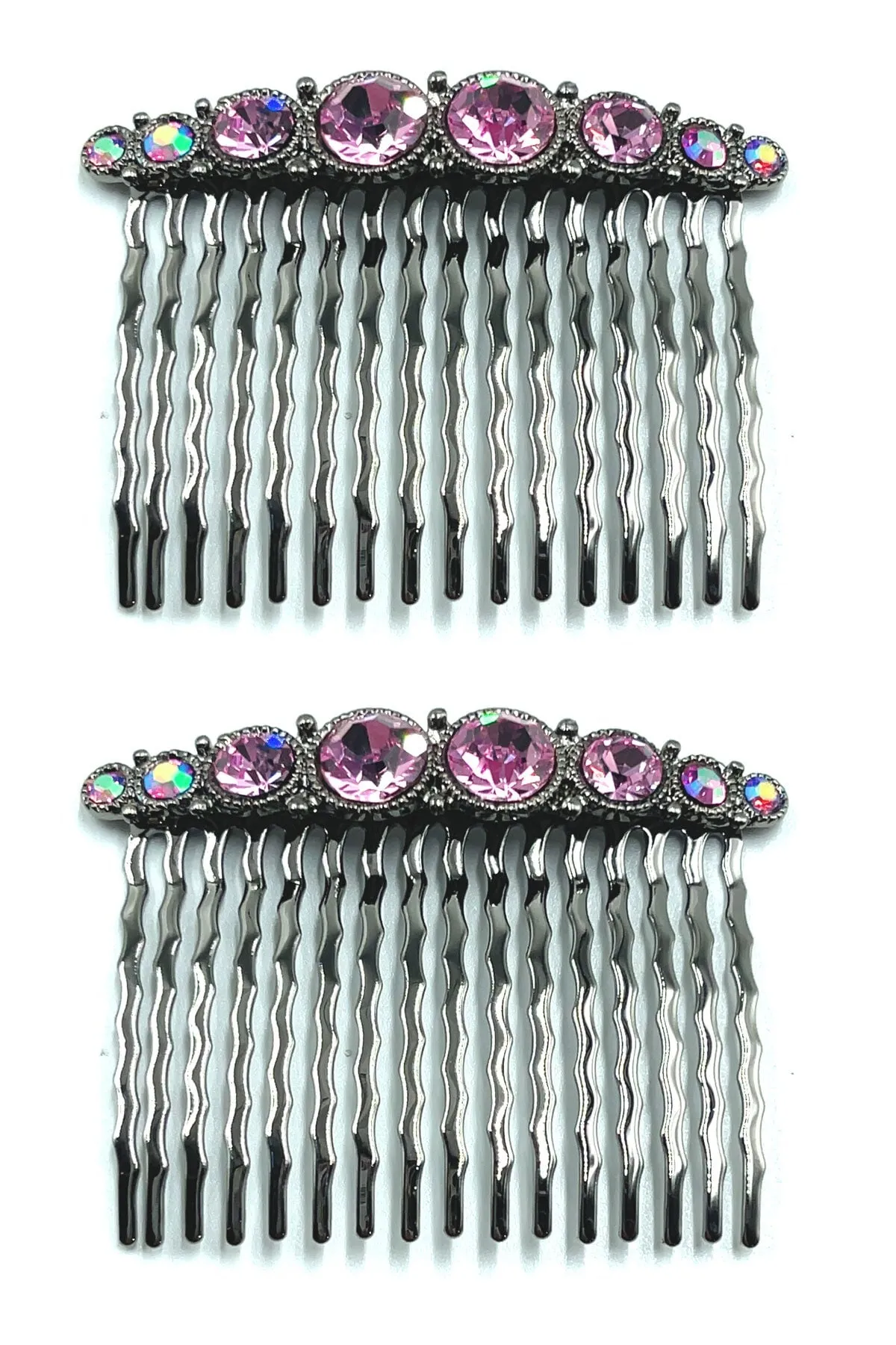 Bejeweled Hair Combs (Pair)