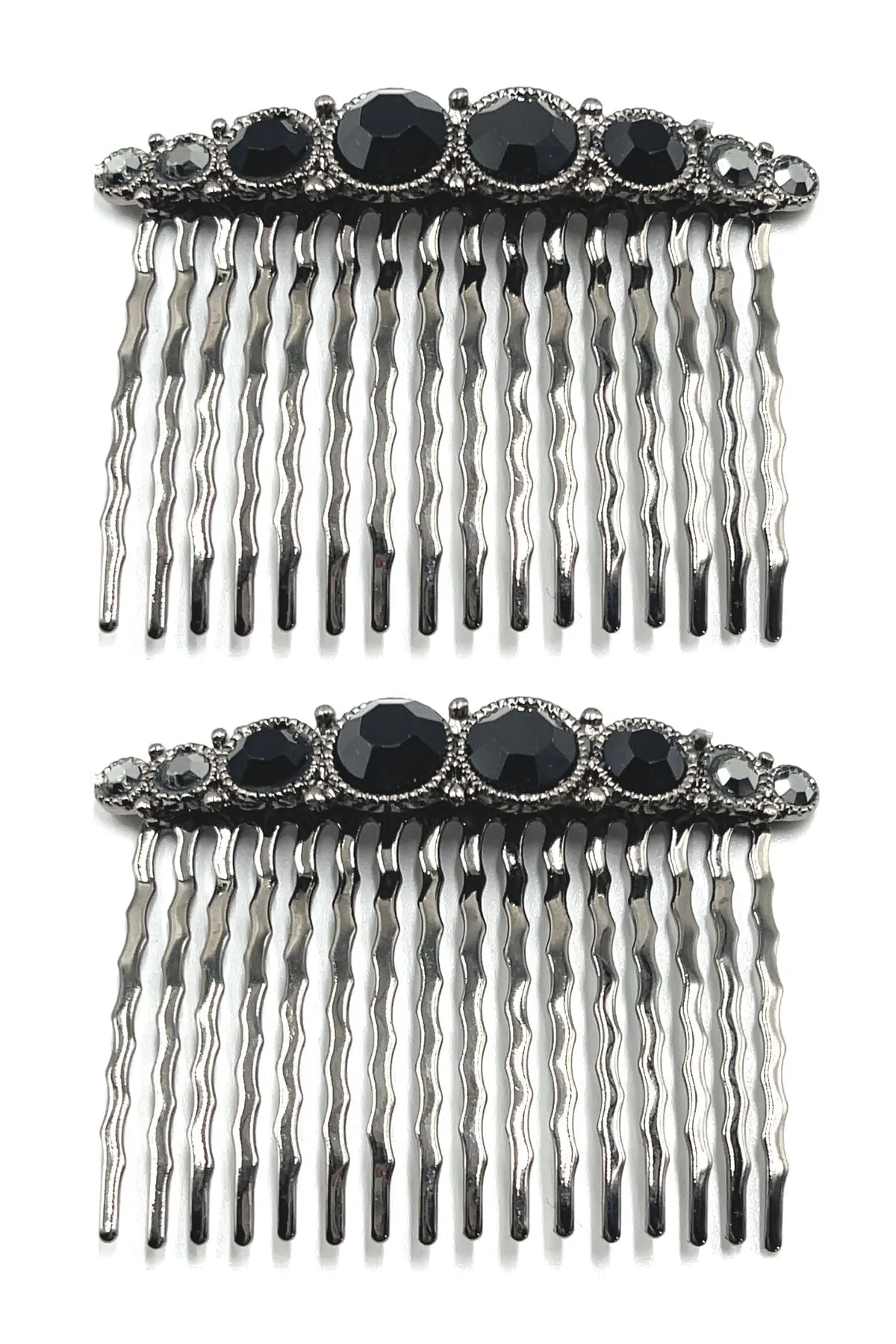 Bejeweled Hair Combs (Pair)