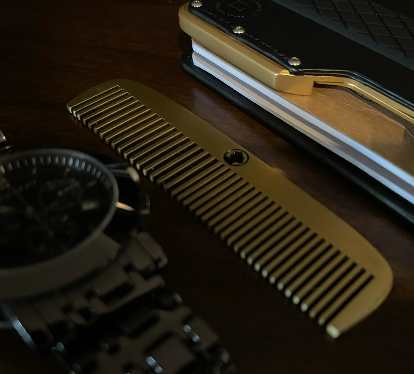 Brass Baron Pocket Comb