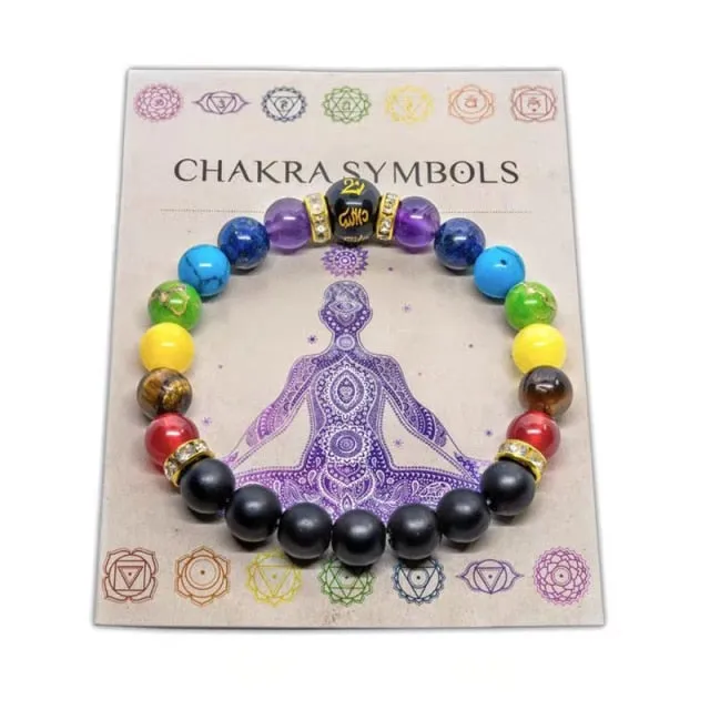 Chakra Power Positive Energy Bracelet Stress & Anxiety Relief