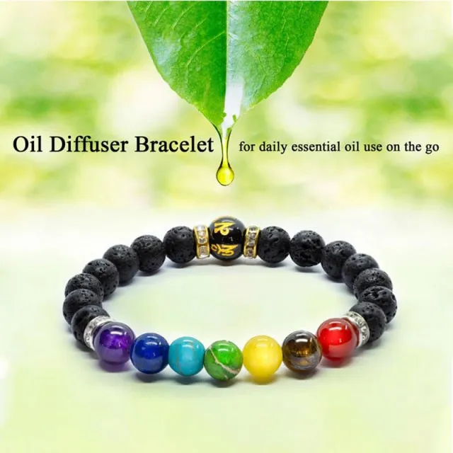 Chakra Power Positive Energy Bracelet Stress & Anxiety Relief