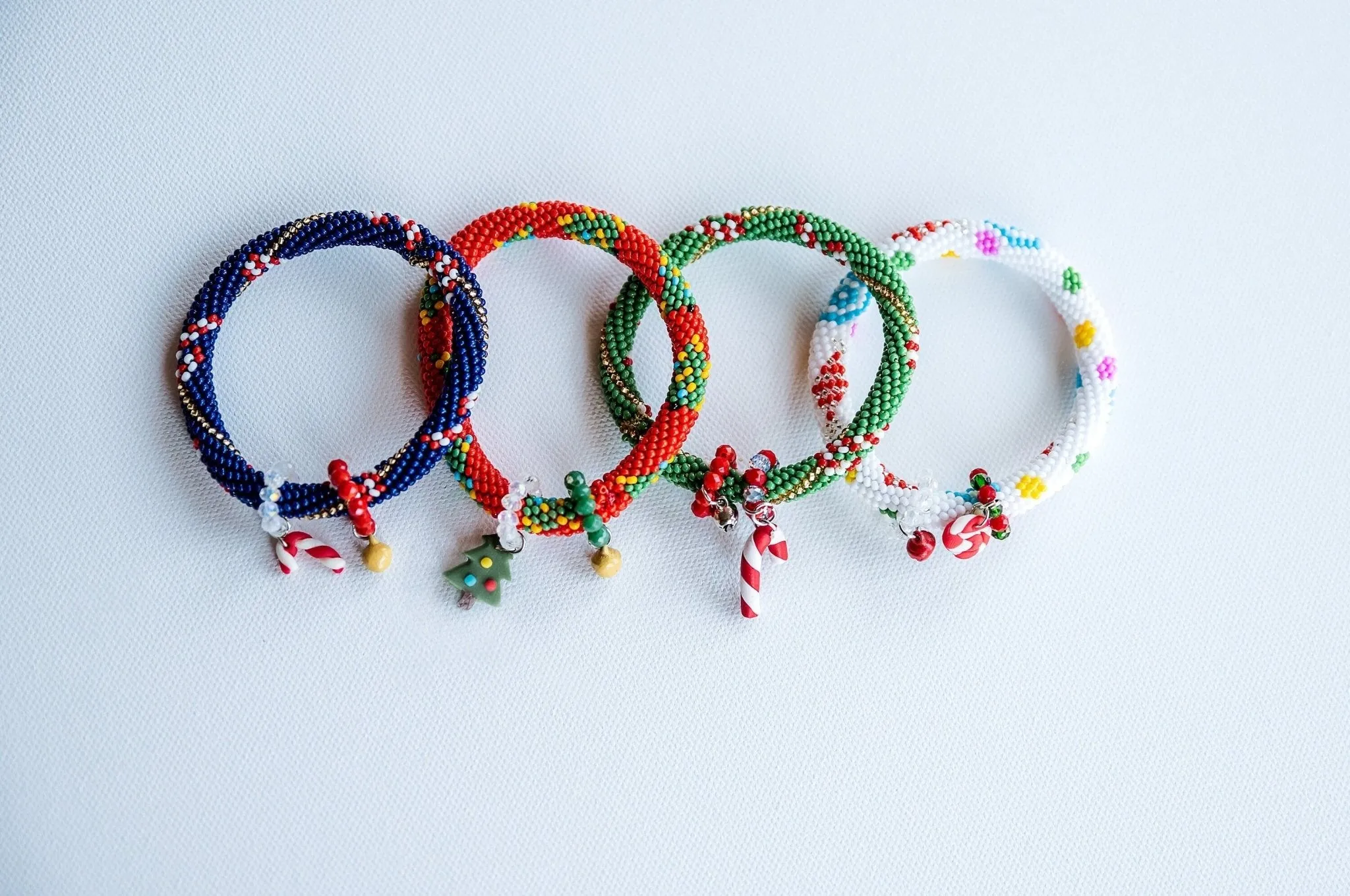 Christmas Stacking Bracelets