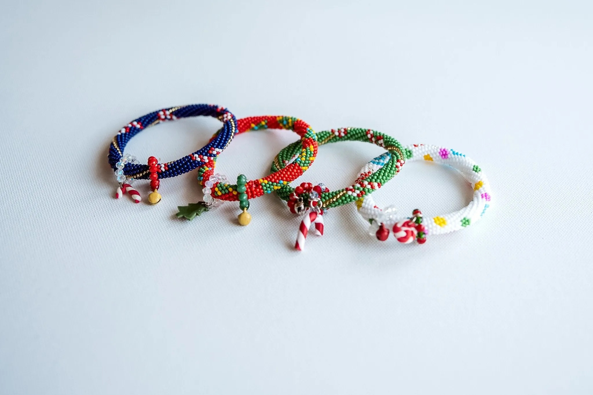 Christmas Stacking Bracelets
