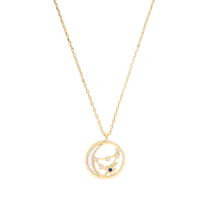 Constellation Pearl Gold Necklace