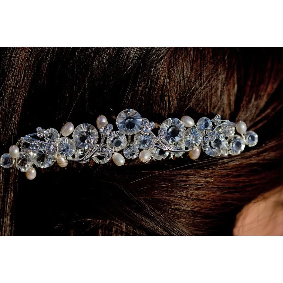 Crystal Floret Wedding Hair Comb