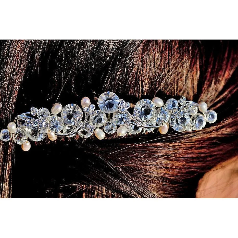 Crystal Floret Wedding Hair Comb