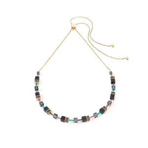 GeoCUBE® Iconic Nature Chain necklace black multicolour