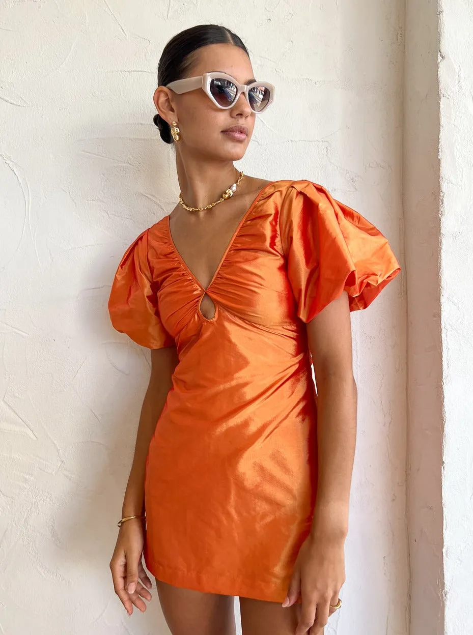 Hansen and Gretel Melinda Mini Dress in Orange