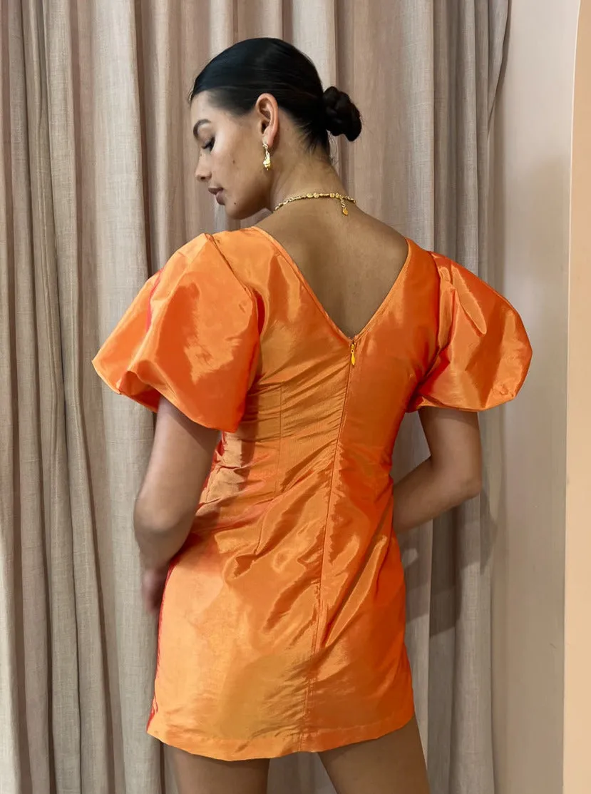 Hansen and Gretel Melinda Mini Dress in Orange