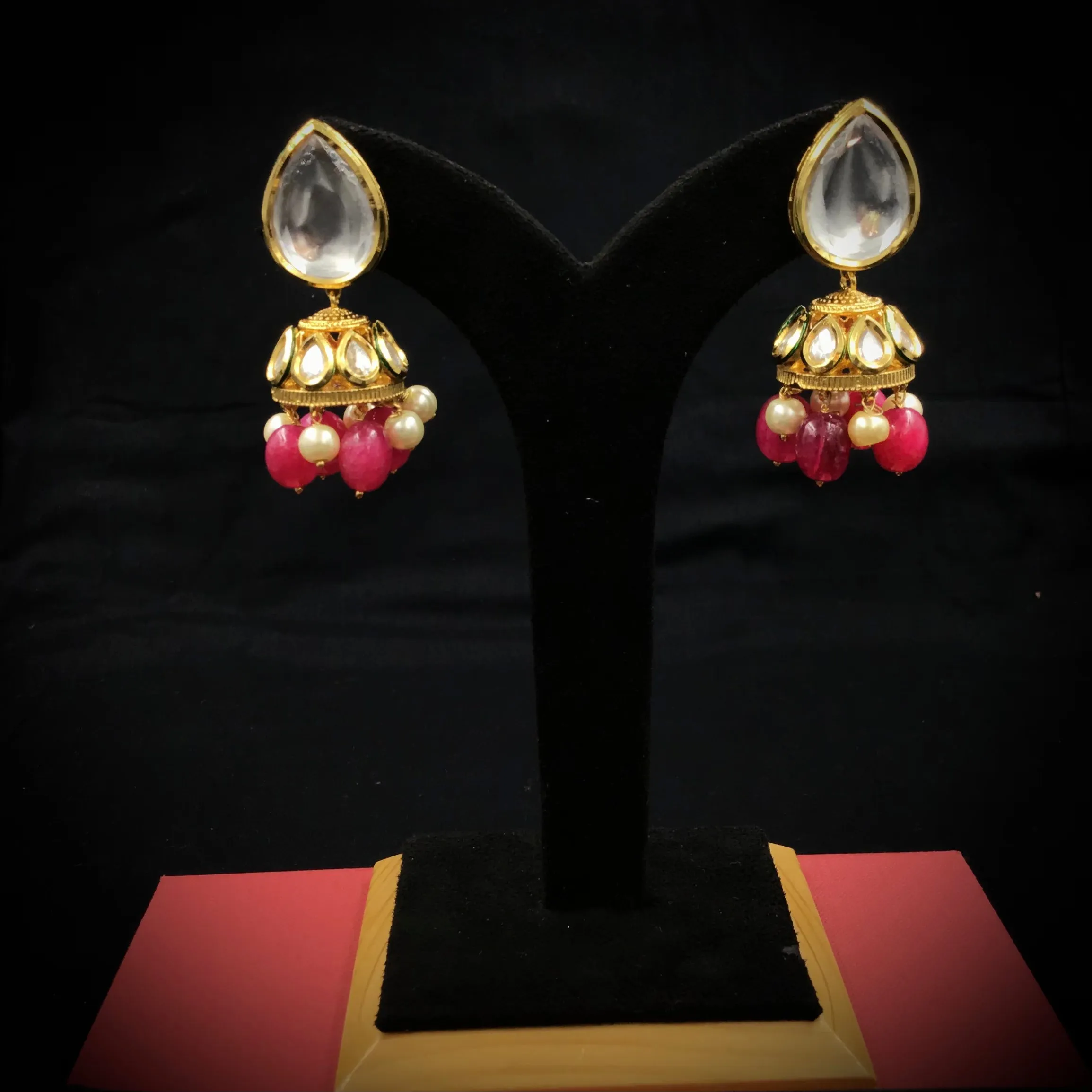 Jhumki Kundan Earring 8782-100