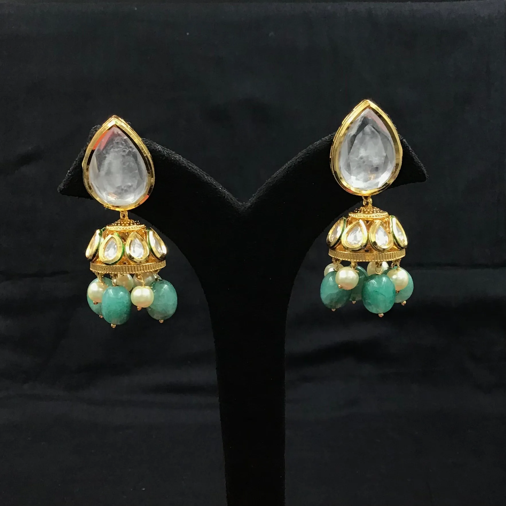 Jhumki Kundan Earring 8782-100