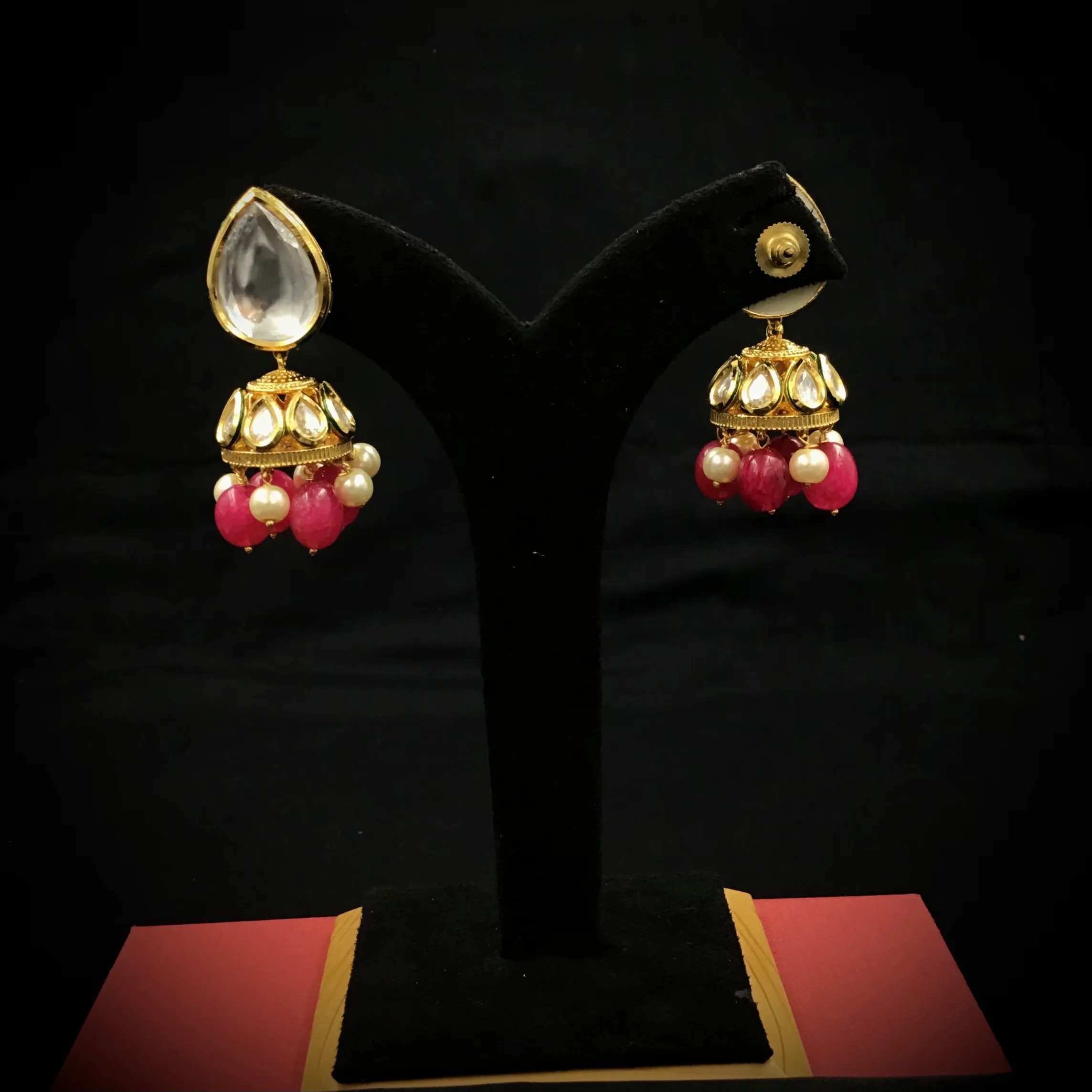 Jhumki Kundan Earring 8782-100