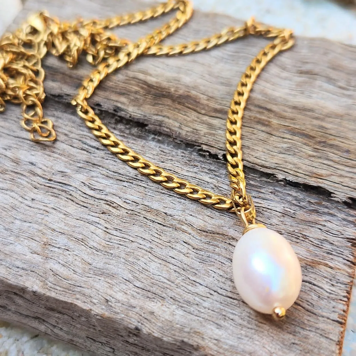 JOY PEARL WATERPROOF 18K NECKLACE