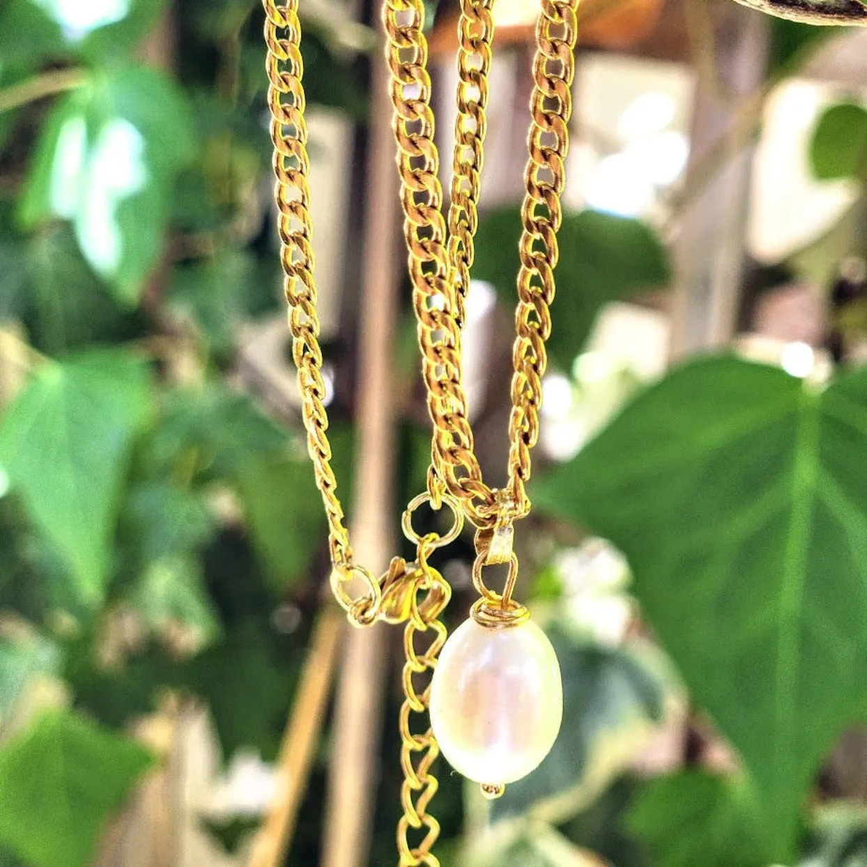JOY PEARL WATERPROOF 18K NECKLACE