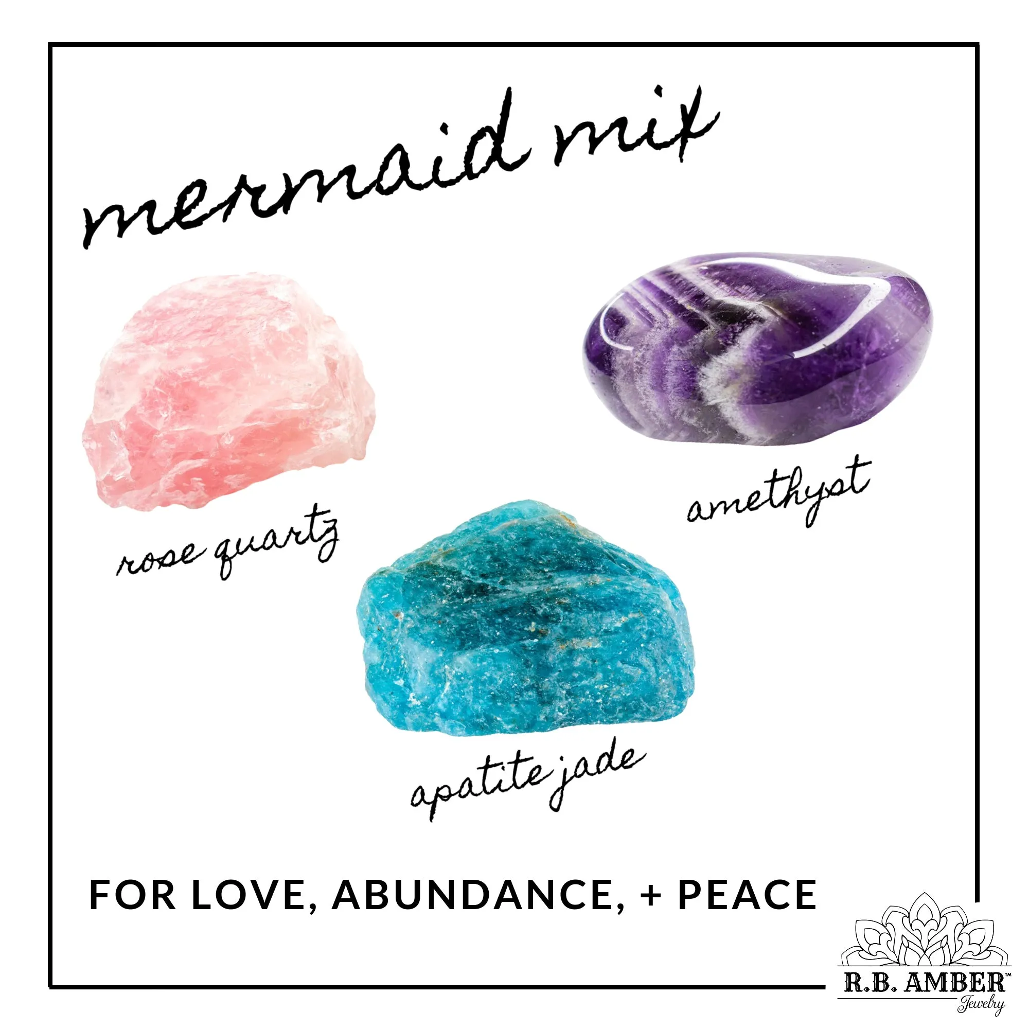 Kids | Mermaid Mix   Cognac Amber Necklace