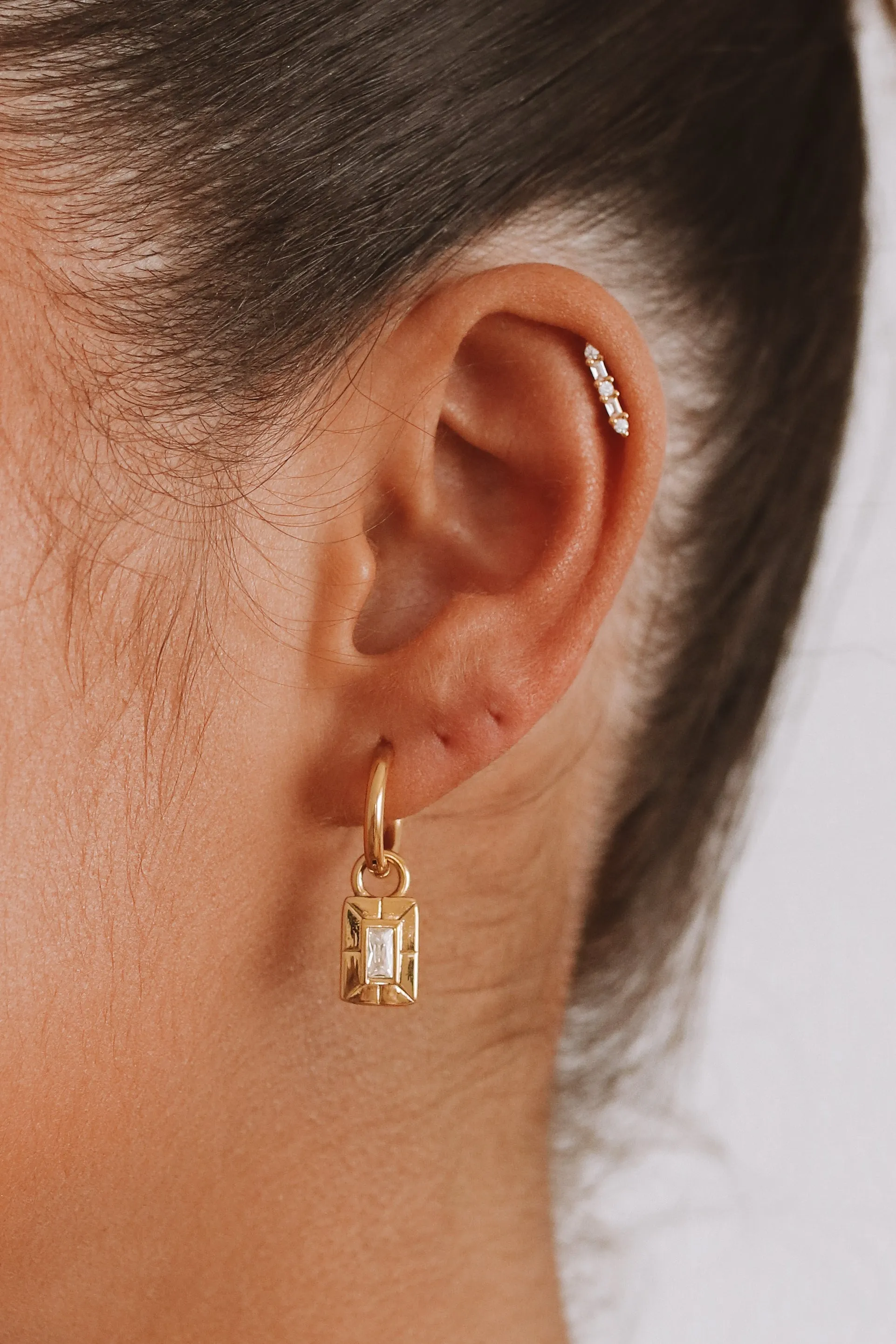 Lexi - Stainless Steel Hoop Earrings