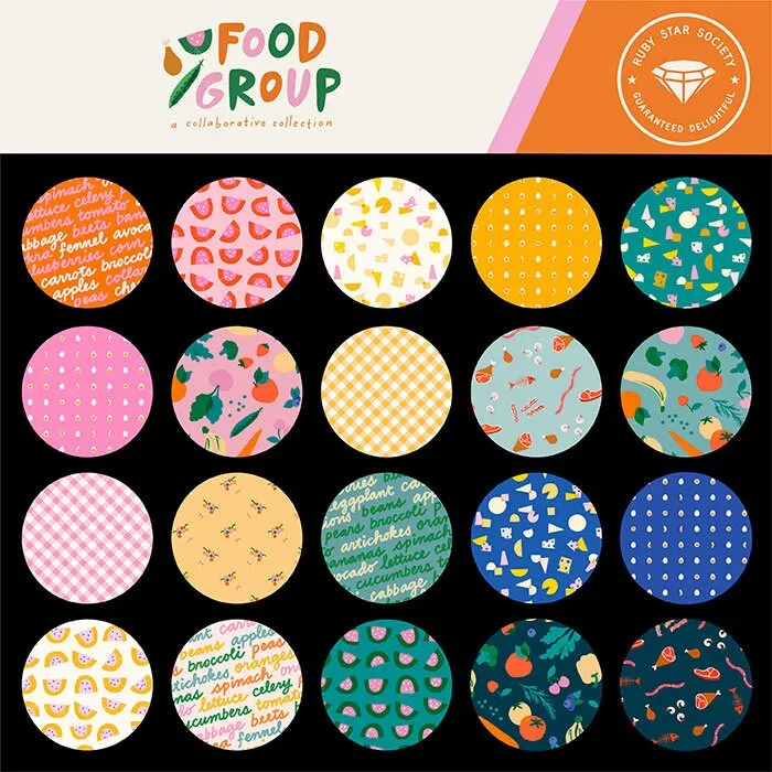 Moda Ruby Star Food Group Jelly Roll