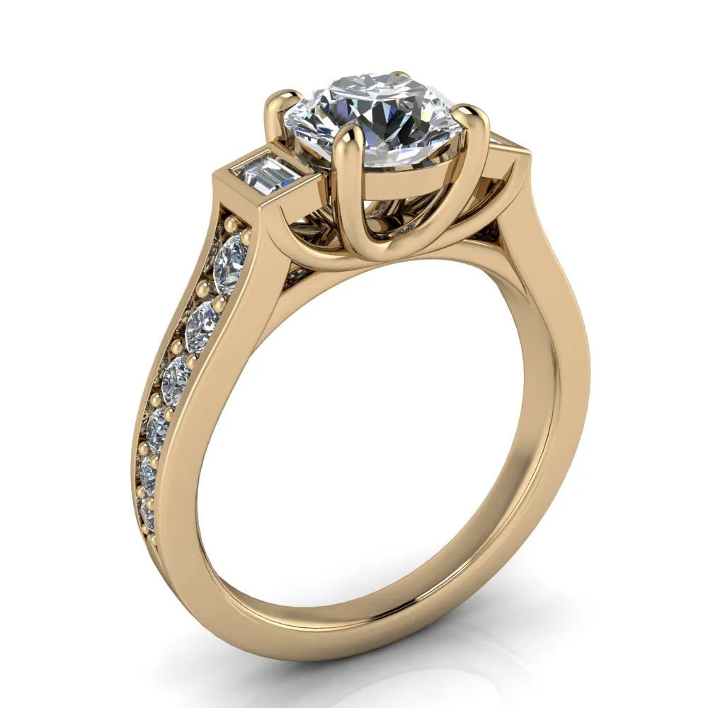 Modern Engagement Ring - Amsterdam Round