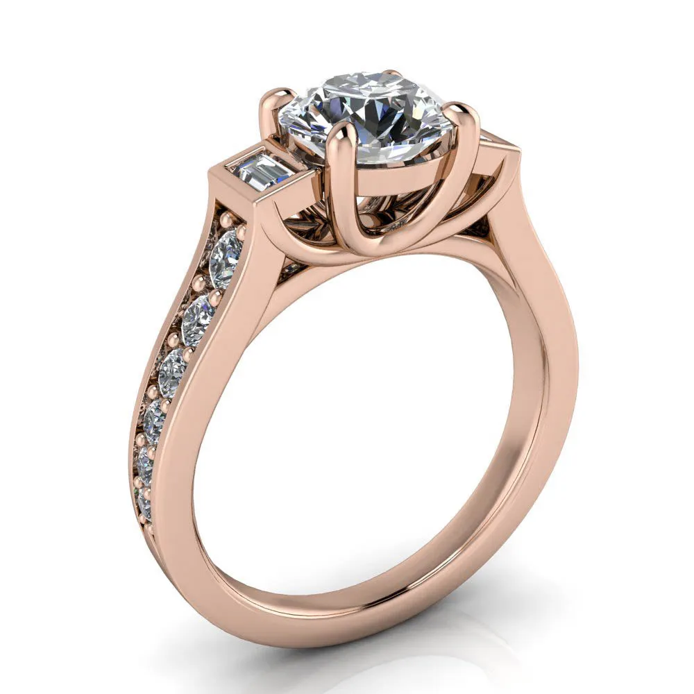 Modern Engagement Ring - Amsterdam Round