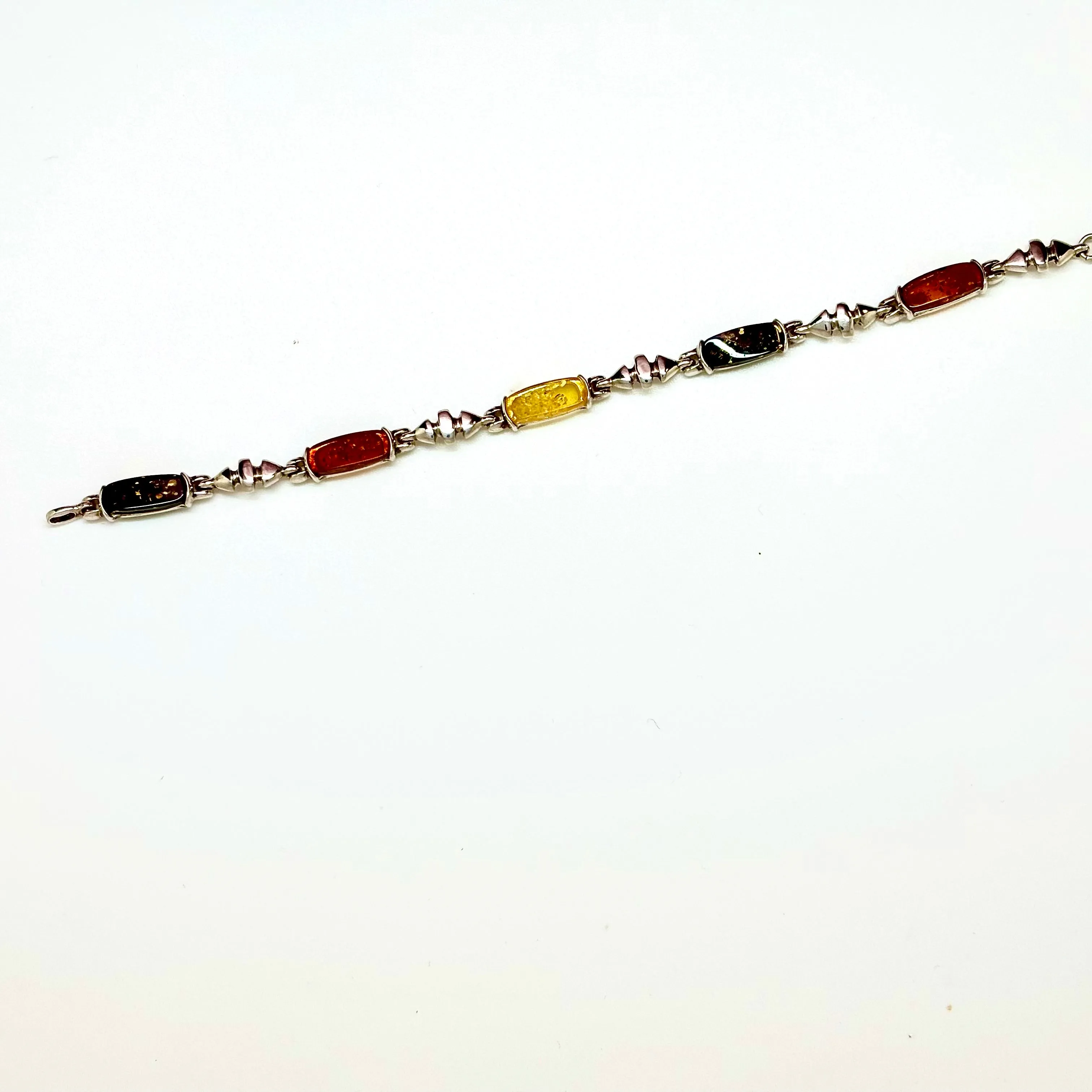 Multi Color Baltic Amber Bracelet