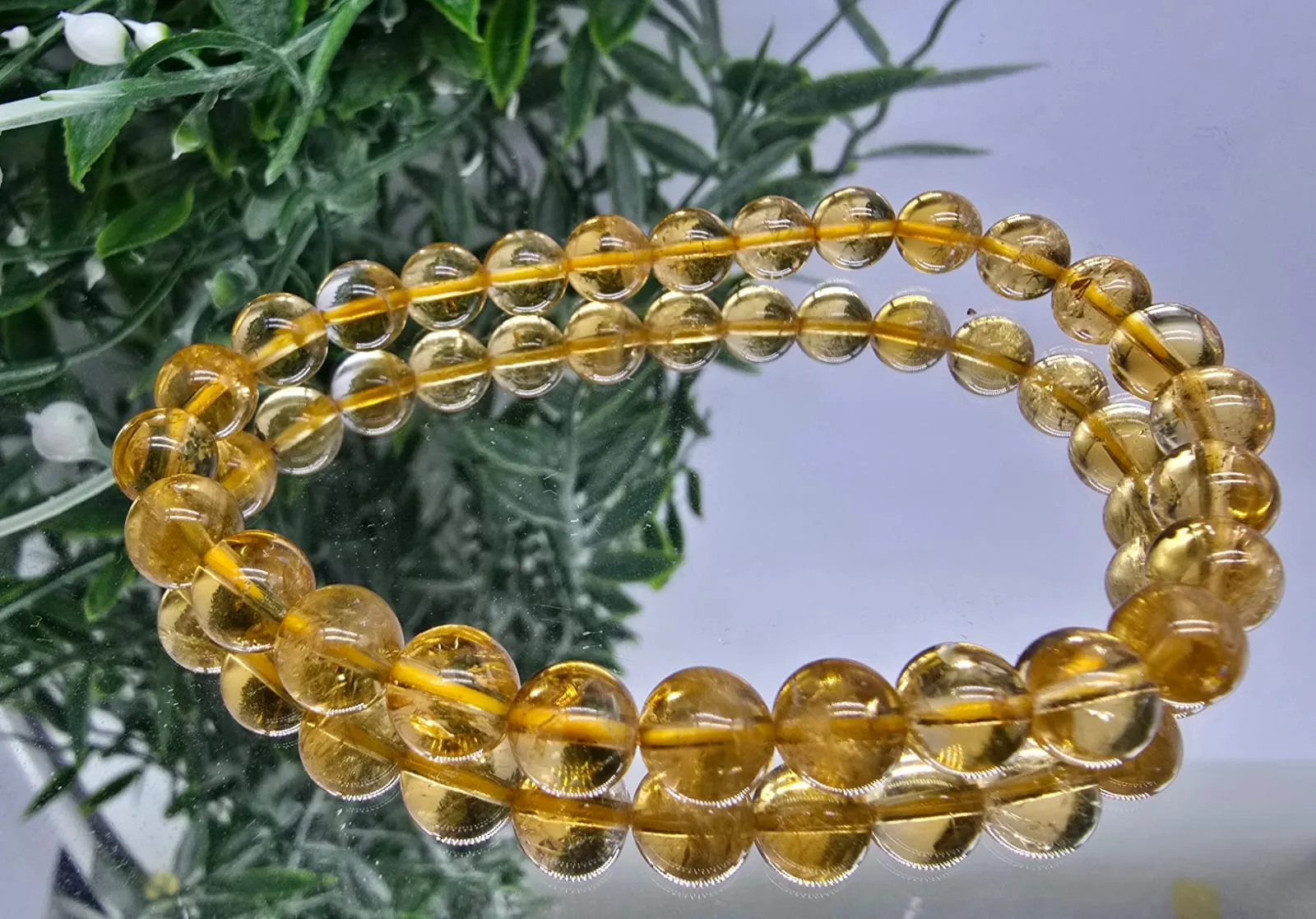 Natural Citrine AAA High Grade Beads Bracelet