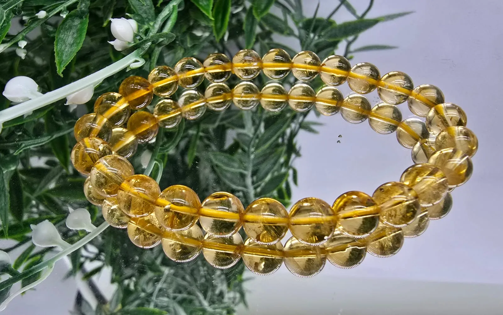 Natural Citrine AAA High Grade Beads Bracelet