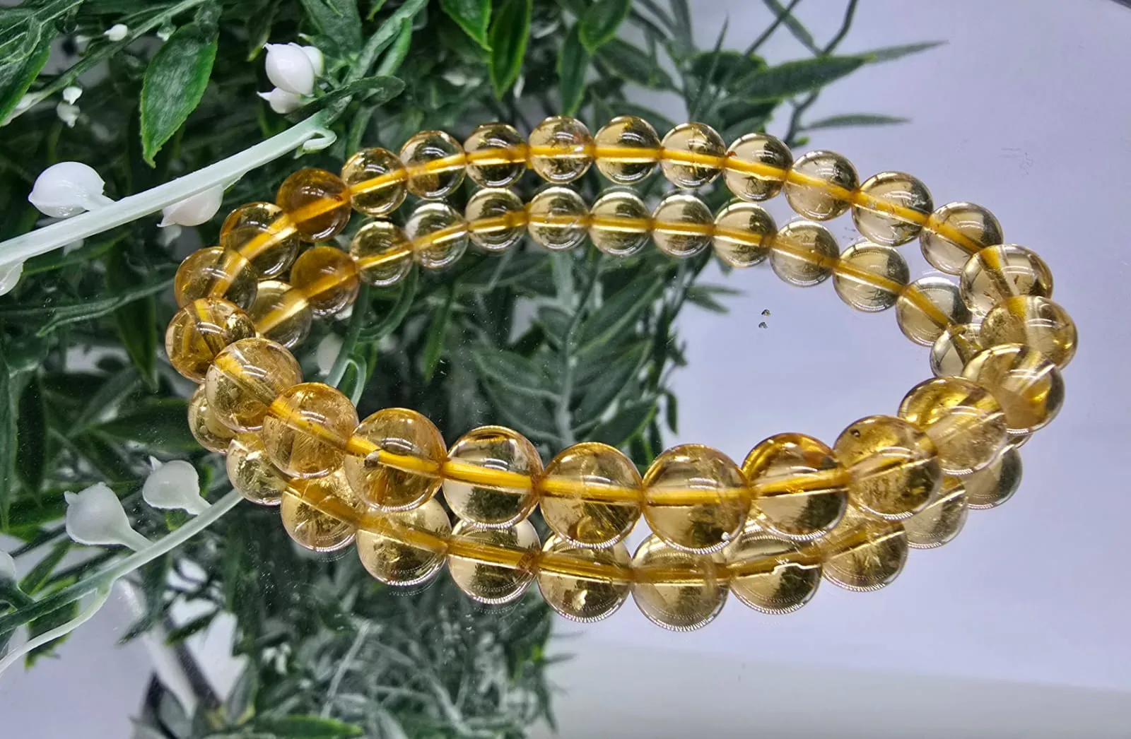 Natural Citrine AAA High Grade Beads Bracelet