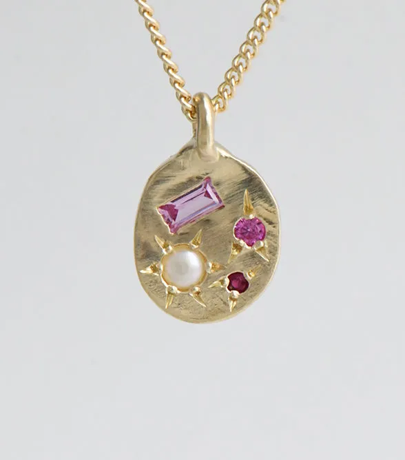 Neapolitan necklace Pink