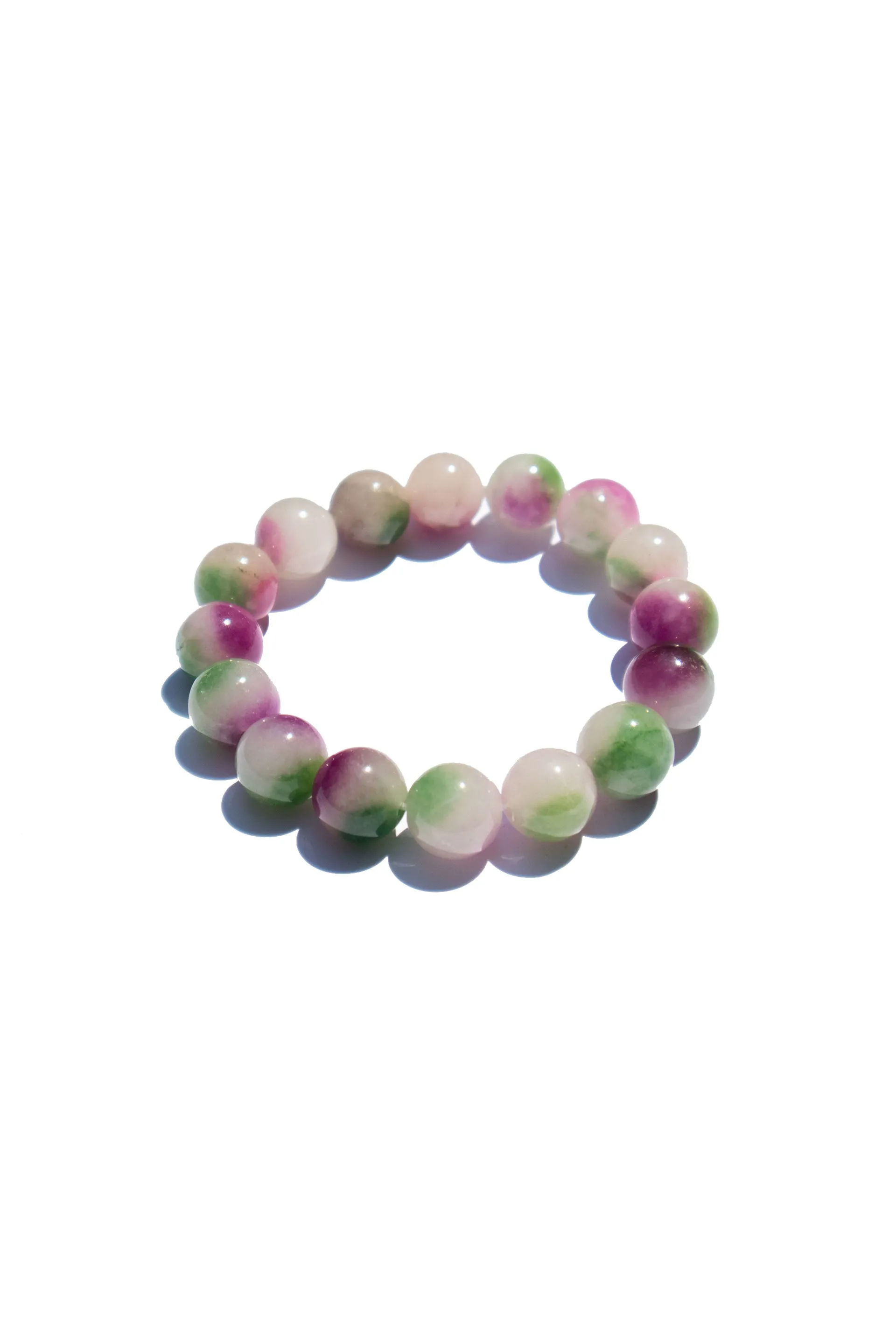 Pinot — Beaded jade stone bracelet
