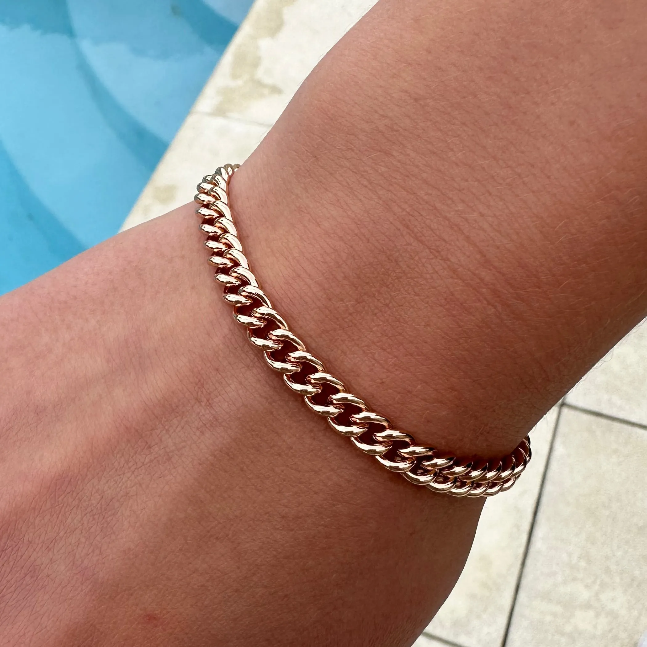 Poppy Rose Gold Bracelet