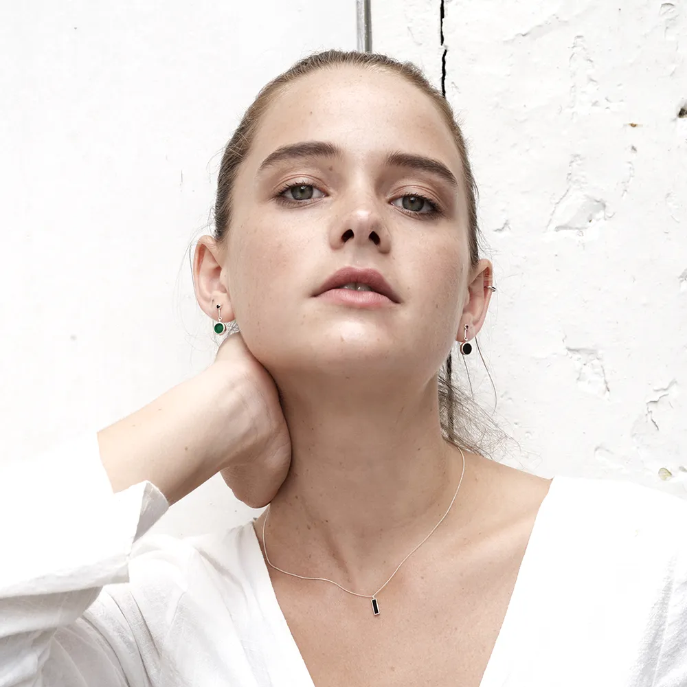 Rectangle city Necklace