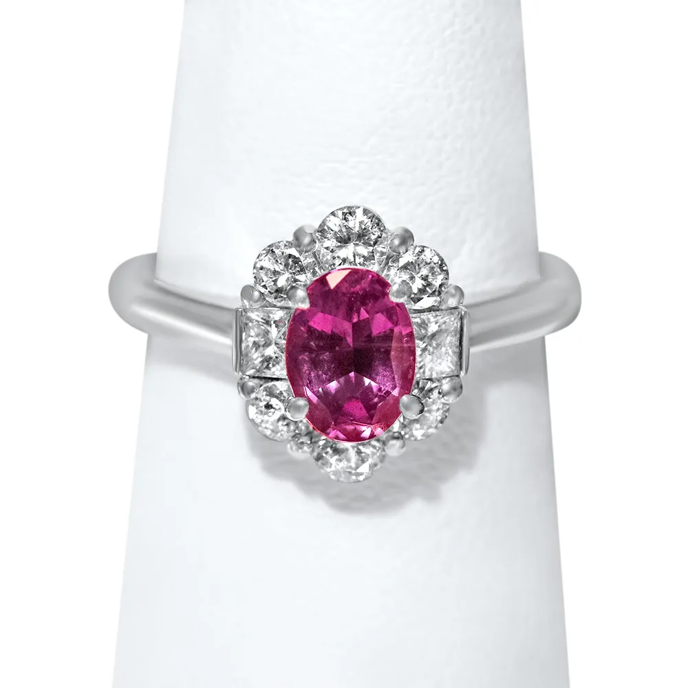 Regal Elegance - Platinum Natural Alexandrite Ring